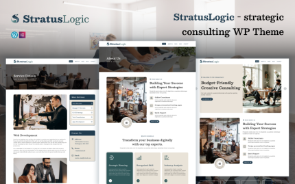 StratusLogic – Strategic Consulting & Business Advisory WordPress Theme
