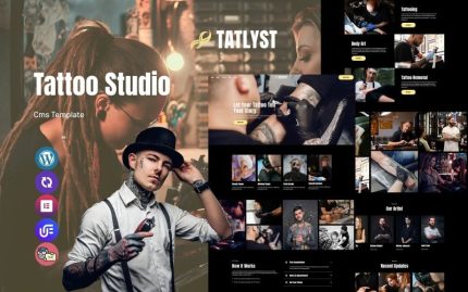 Tatlyst – Tattoo Studio Wordpress Theme