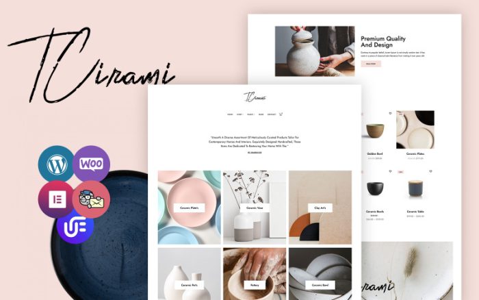 Tcerami – Ceramic Store WordPress Elementor Theme