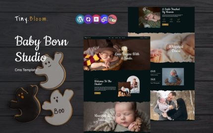 Tinybloom – Newborn & Baby Photography WordPress Theme