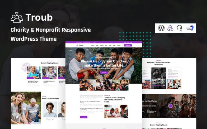 Troub - Charity & Nonprofit WordPress Theme