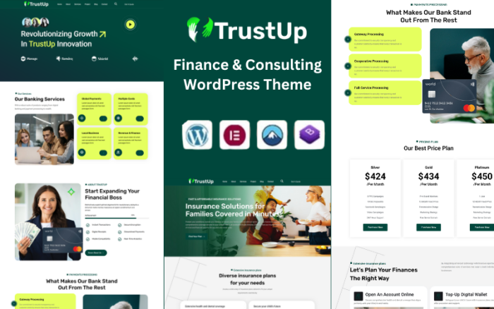 TrustUp-Finance & Consulting WordPress Theme