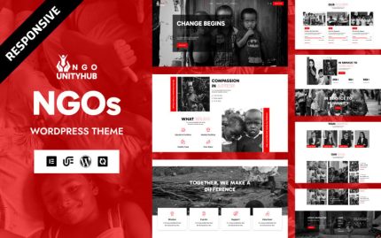 UnityHub - NGO & Fundraising WordPress Elementor Theme