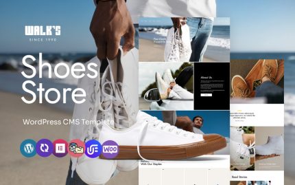 Walk’s - Shoes Shop Multipurpose WordPress Elementor Theme