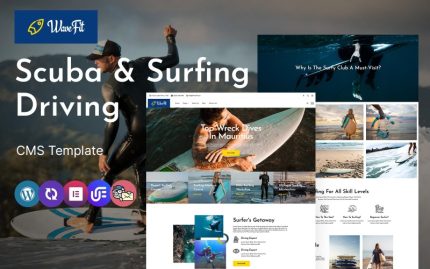 WaveFit - Scuba and Surfing Driving Multipurpose Responsive WordPress Theme