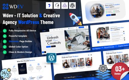 Wdev - Business WordPress Theme