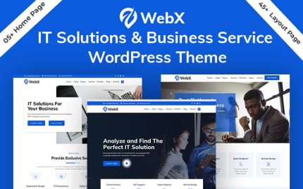WebX - Consulting & Business Corporate Elementor WordPress Theme.