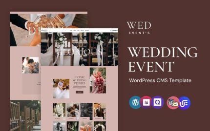 Wed - Event Planner And Management WordPress Elementor Theme