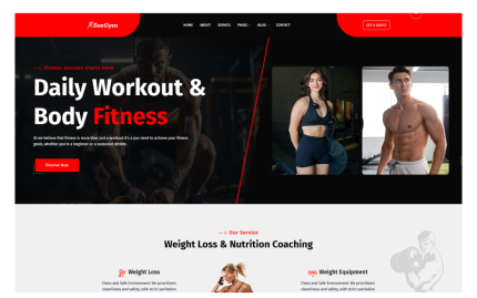 Zengym – Modern Gym & Fitness WordPress Theme
