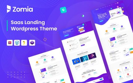 Zomia - Saas Landing & Startup WordPress Theme.