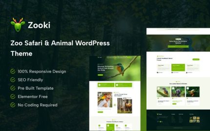 Zooki – A Premium Zoo Safari Animal, Anime and Manga WordPress Theme